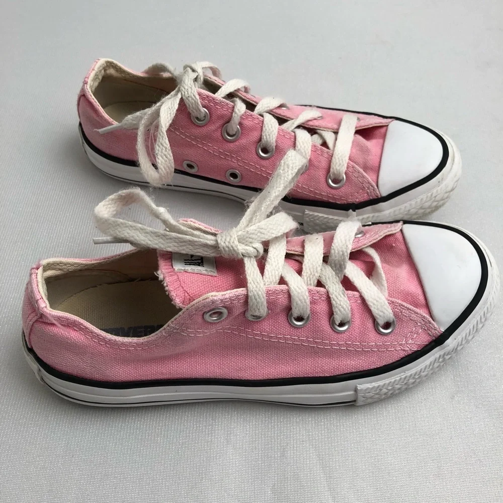 Converse All Star pink low top sneakers 13.5